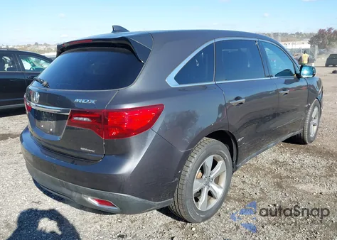 2014 Acura Mdx из США, поврежденный, VIN 5FRYD4H29EB033963
